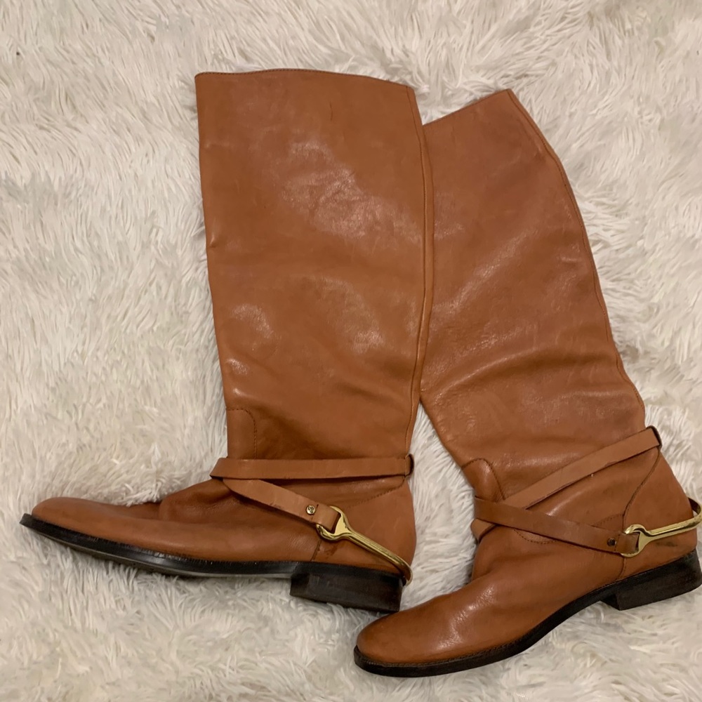 Ralph Lauren riding knee boot